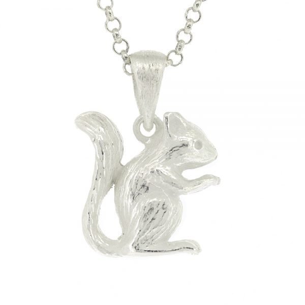 Squirrel Pendant & Chain