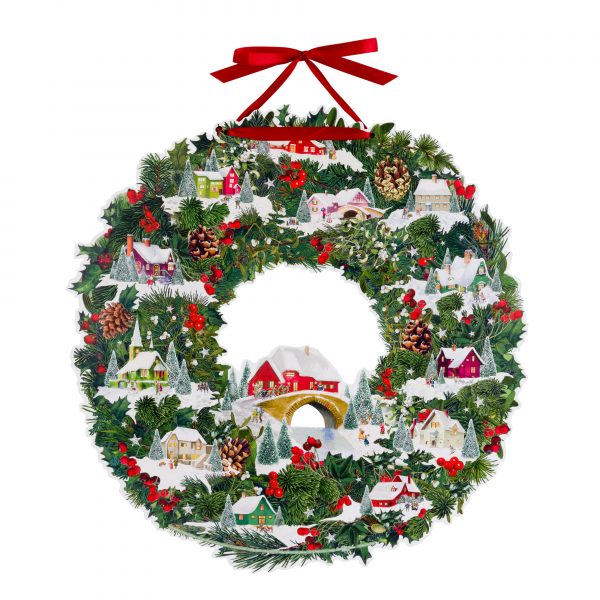 Coppenrath Christmas Wreath with Festive Houses Advent Calendar