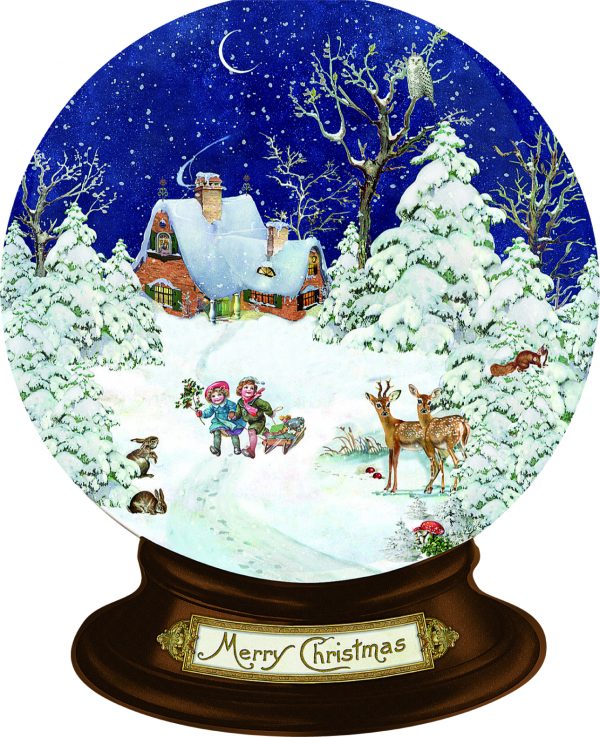 Coppenrath Advent Calendar Card - Snow Globe