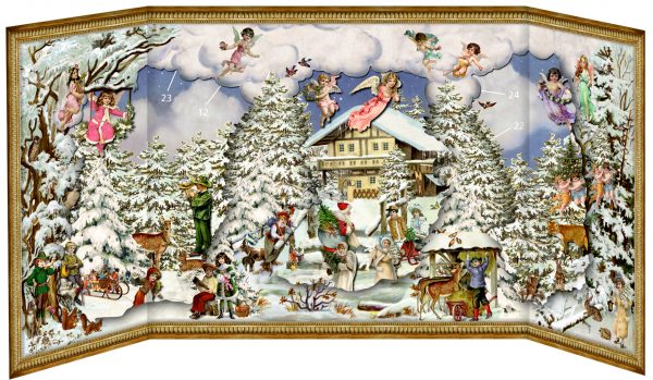 Coppenrath Free-standing Alpine Slide-in Figures Advent Calendar