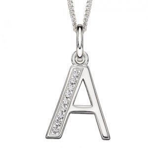 Art Deco Initial 'A' Pendant