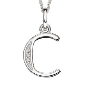 Art Deco Initial 'C' Pendant