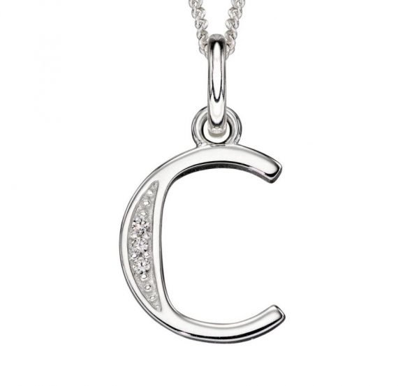Art Deco Initial 'C' Pendant