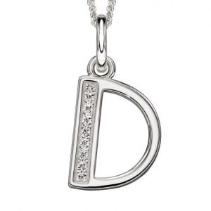 Art Deco Initial 'D' Pendant
