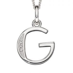 Art Deco Initial 'G' Pendant