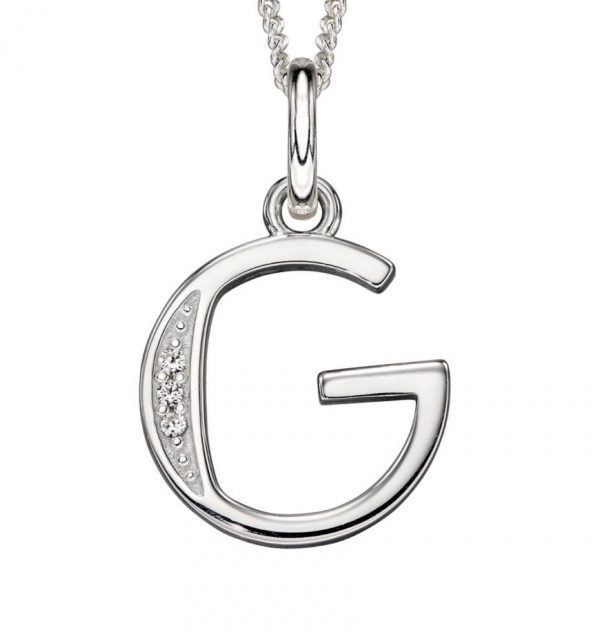 Art Deco Initial 'G' Pendant