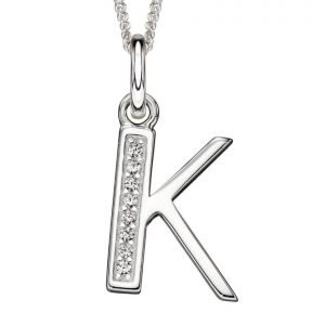 Art Deco Initial 'K' Pendant