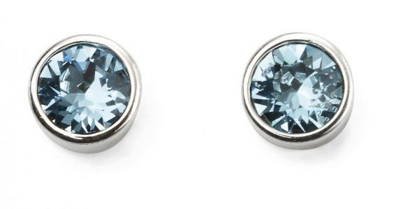 March Birthstone Stud Earrings