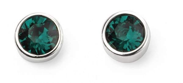 May Birthstone Stud Earrings