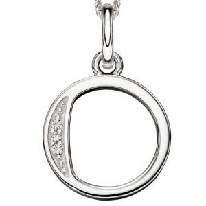 Art Deco Initial 'O' Pendant