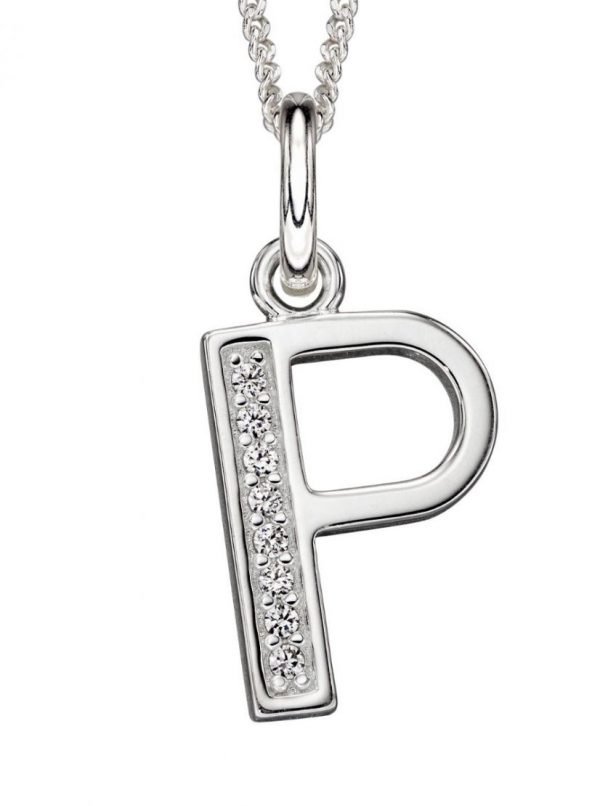 Art Deco Initial 'P' Pendant