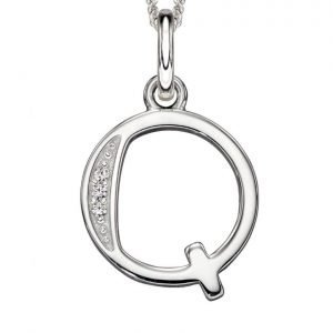 Art Deco Initial 'Q' Pendant