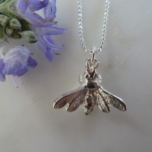 Silver Bee Pendant