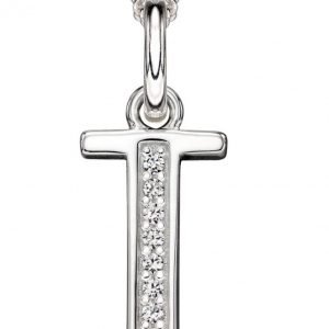 Art Deco Initial 'T' Pendant