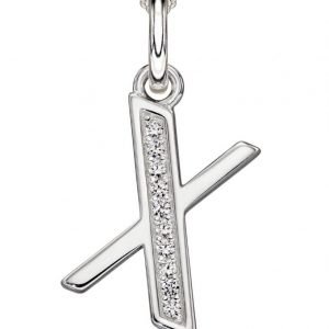 Art Deco Initial 'X' Pendant