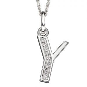Art Deco Initial 'Y' Pendant