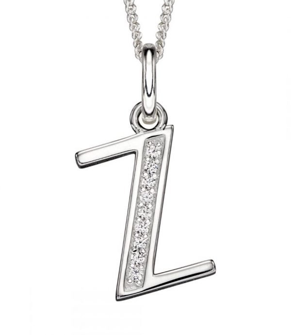 Art Deco Initial 'Z' Pendant