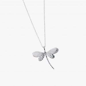 Dragonfly Necklace - Sterling Silver