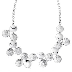 Silver Discs Necklace