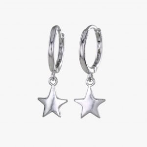 Story book star hoop Earrings