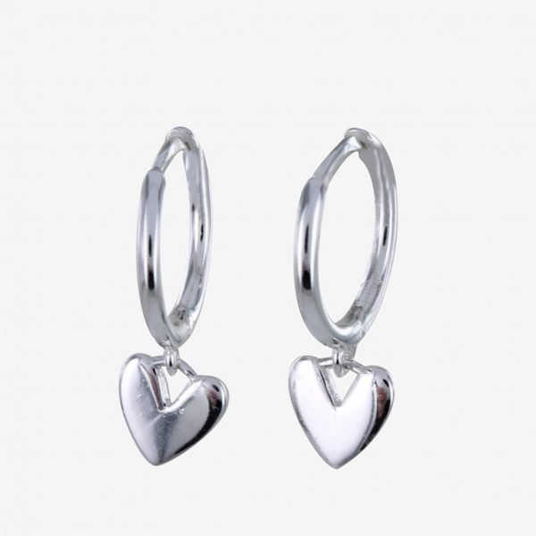 Story book heart hoop Earrings
