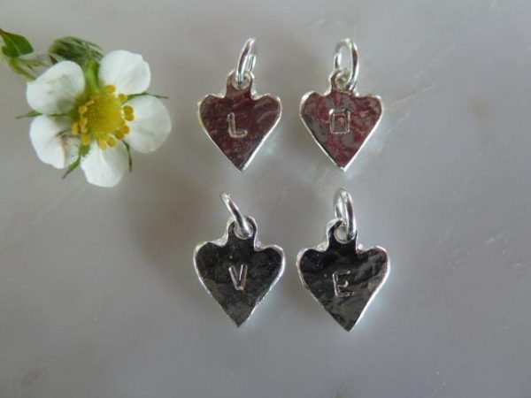 Small Silver A to Zee Pendant