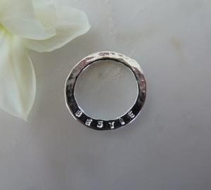 Bestie Sentiment Disc Pendant