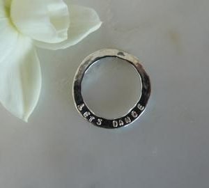 Lets Dance Sentiment Disc Pendant
