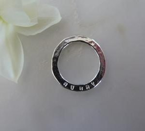 Mummy Sentiment Disc Pendant