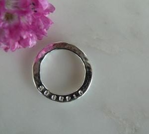 Silver Scorpio Zodiac Disc