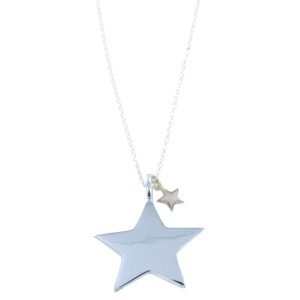 Sterling Silver Stunning Star Necklace